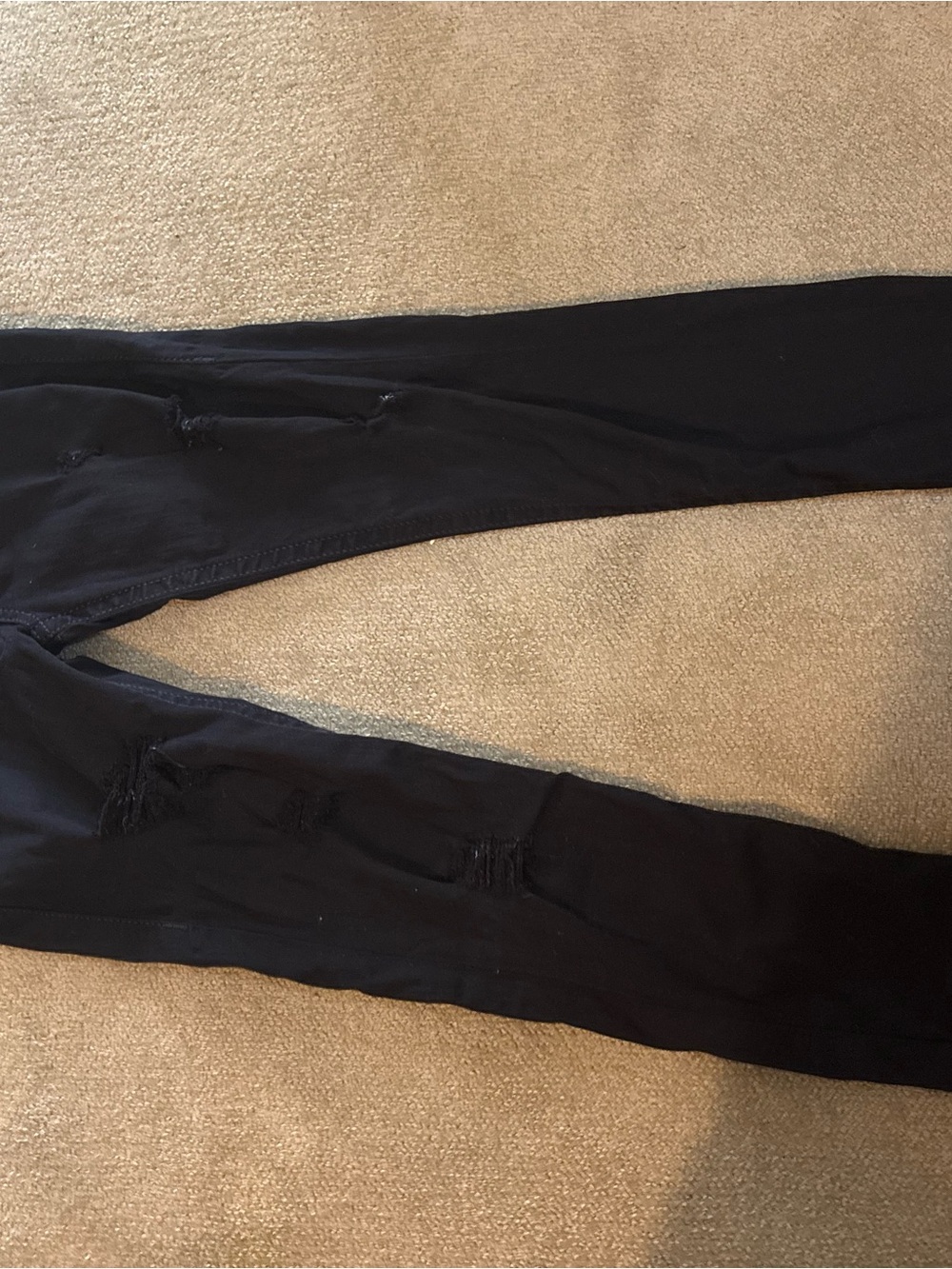 True Religion Black Distressed Bootcut Jeans - Picture 7 of 8